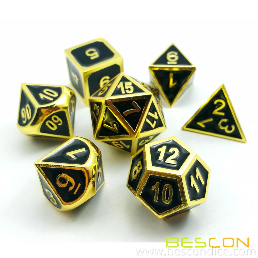 Solid Metal Enamel Polyhedral Dnd Dice Set 2 Solid Metal Enamel Polyhedral Dnd Dice Set 2